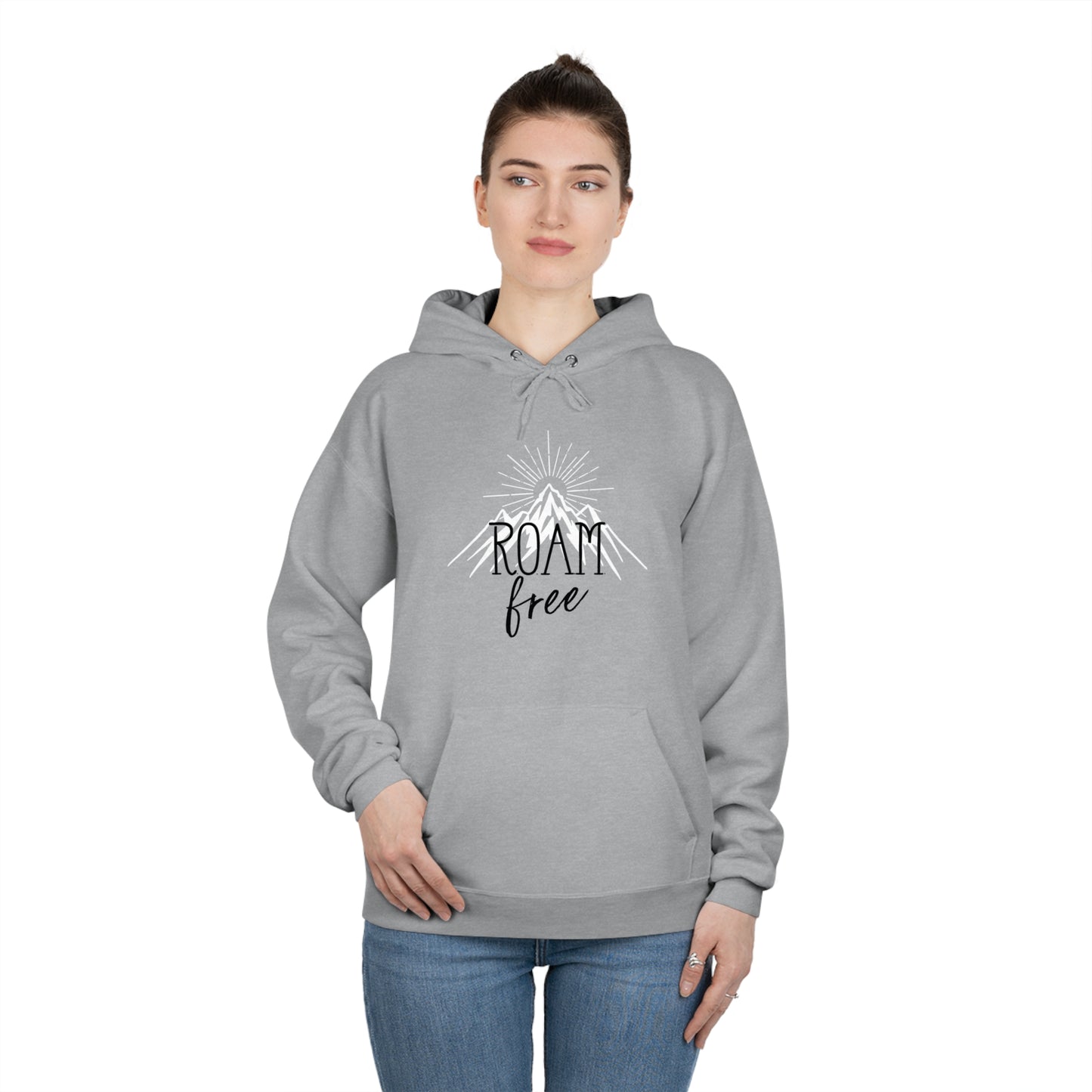 R.O.A.M. free Branded Merch - Unisex Pullover Hoodie Sweatshirt - ROAMfree Outdoor Apparel & Merch