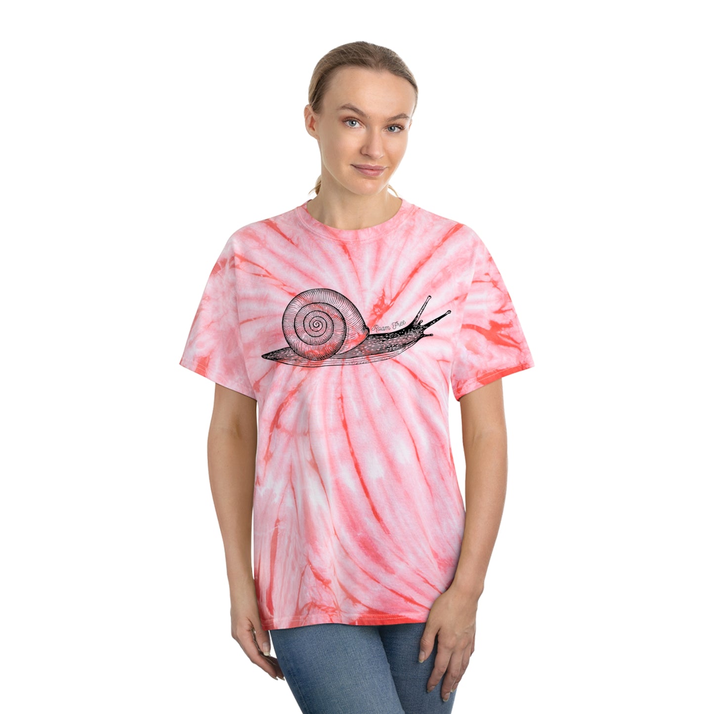 Snail Roam Free - Unisex Tie Dye Tee - ROAMfree Outdoor Apparel