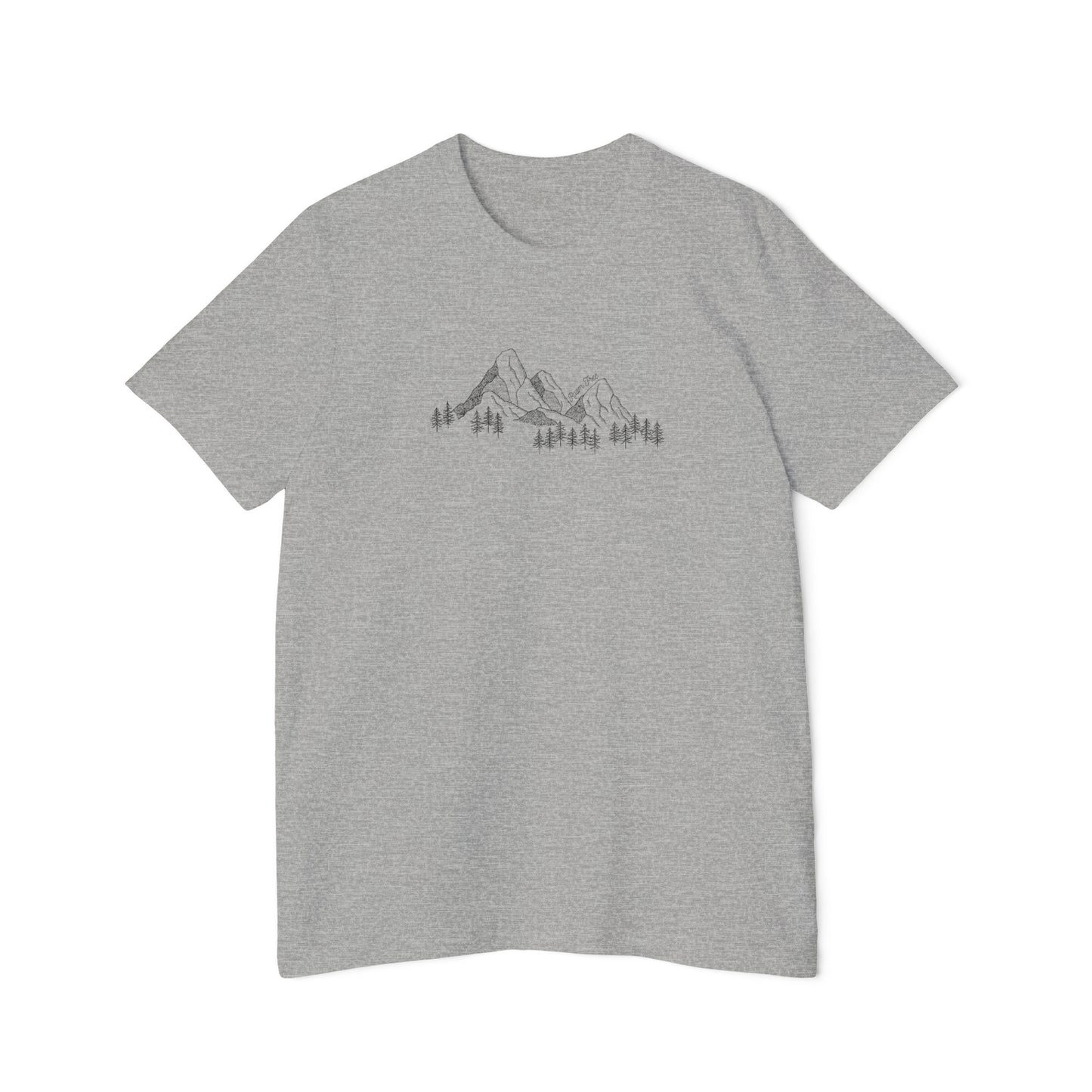 Mountain Range Vintage Tee - USA-Made Unisex Graphic Tee - ROAMfree Outdoor Apparel & Merch