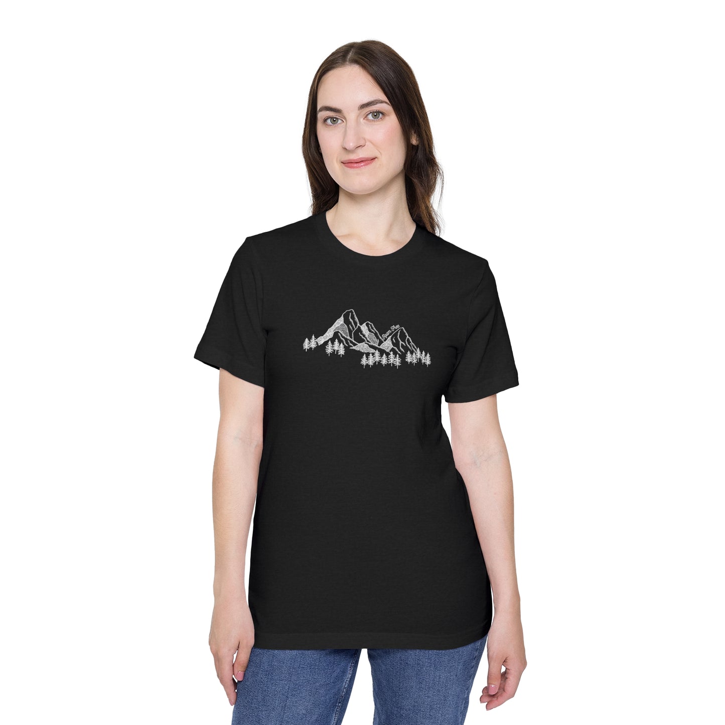 Mountain Range Vintage Tee - USA-Made Unisex Graphic Tee - ROAMfree Outdoor Apparel & Merch