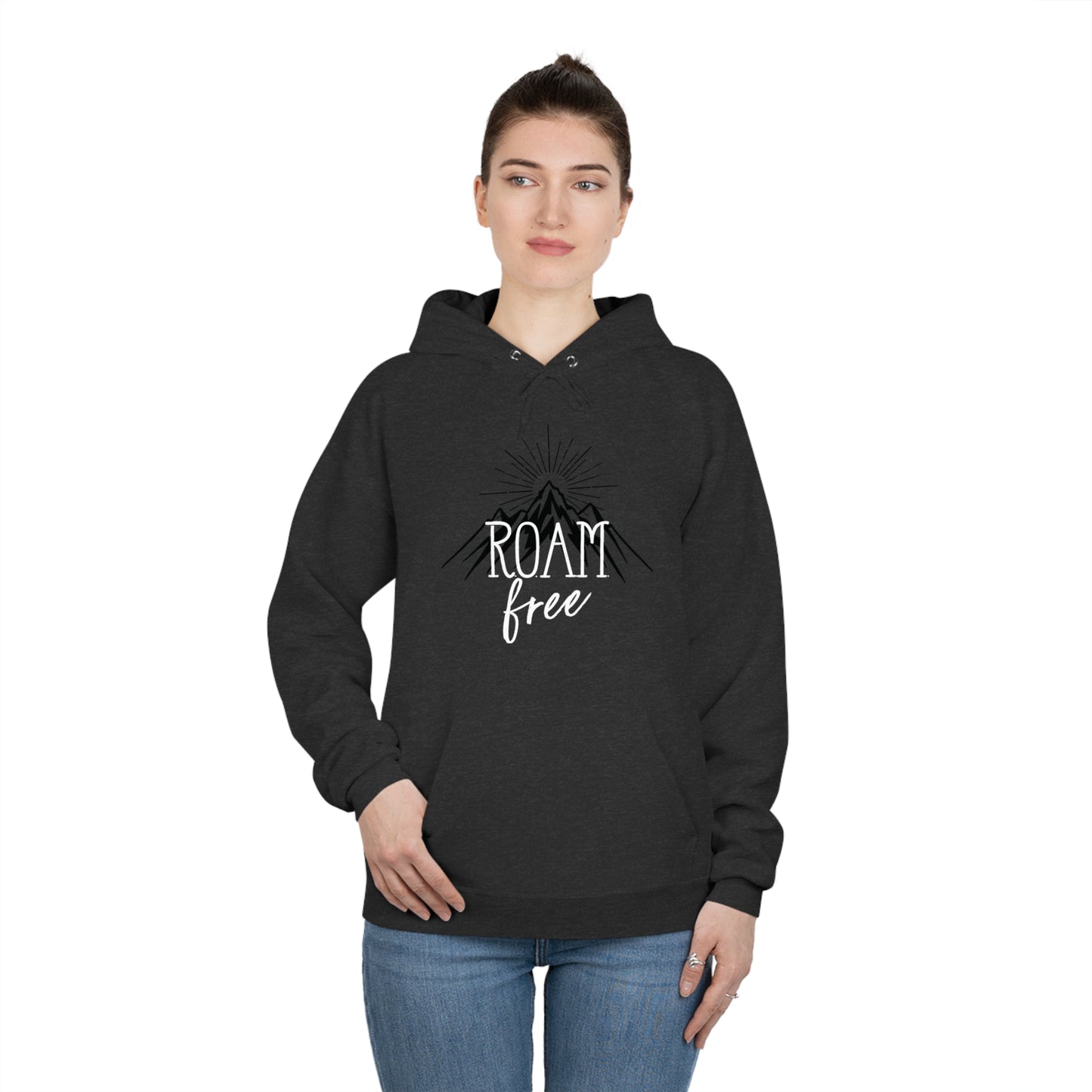 R.O.A.M. free Branded Merch - Unisex Pullover Hoodie Sweatshirt - ROAMfree Outdoor Apparel & Merch