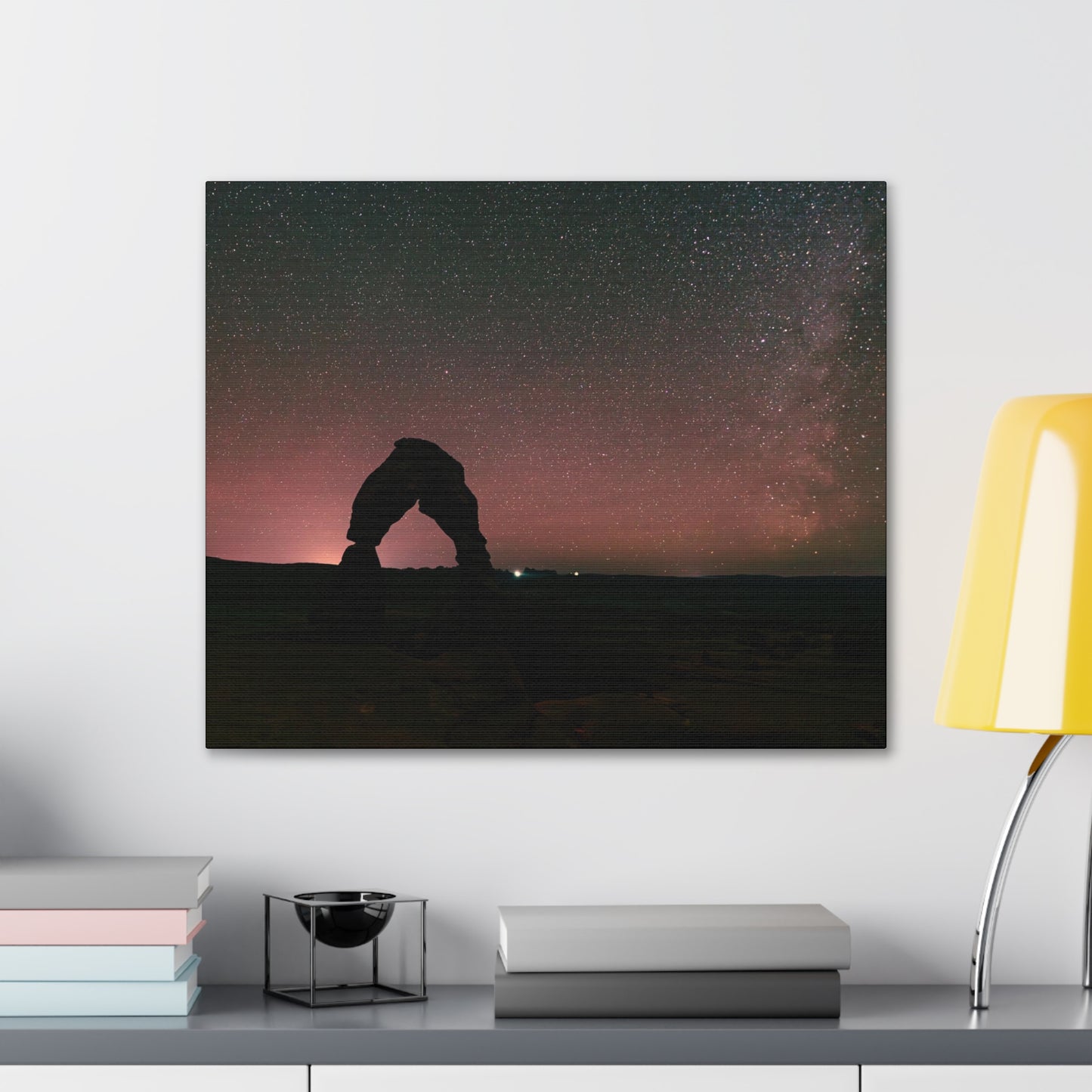 Delicate Arch Night Sky Canvas