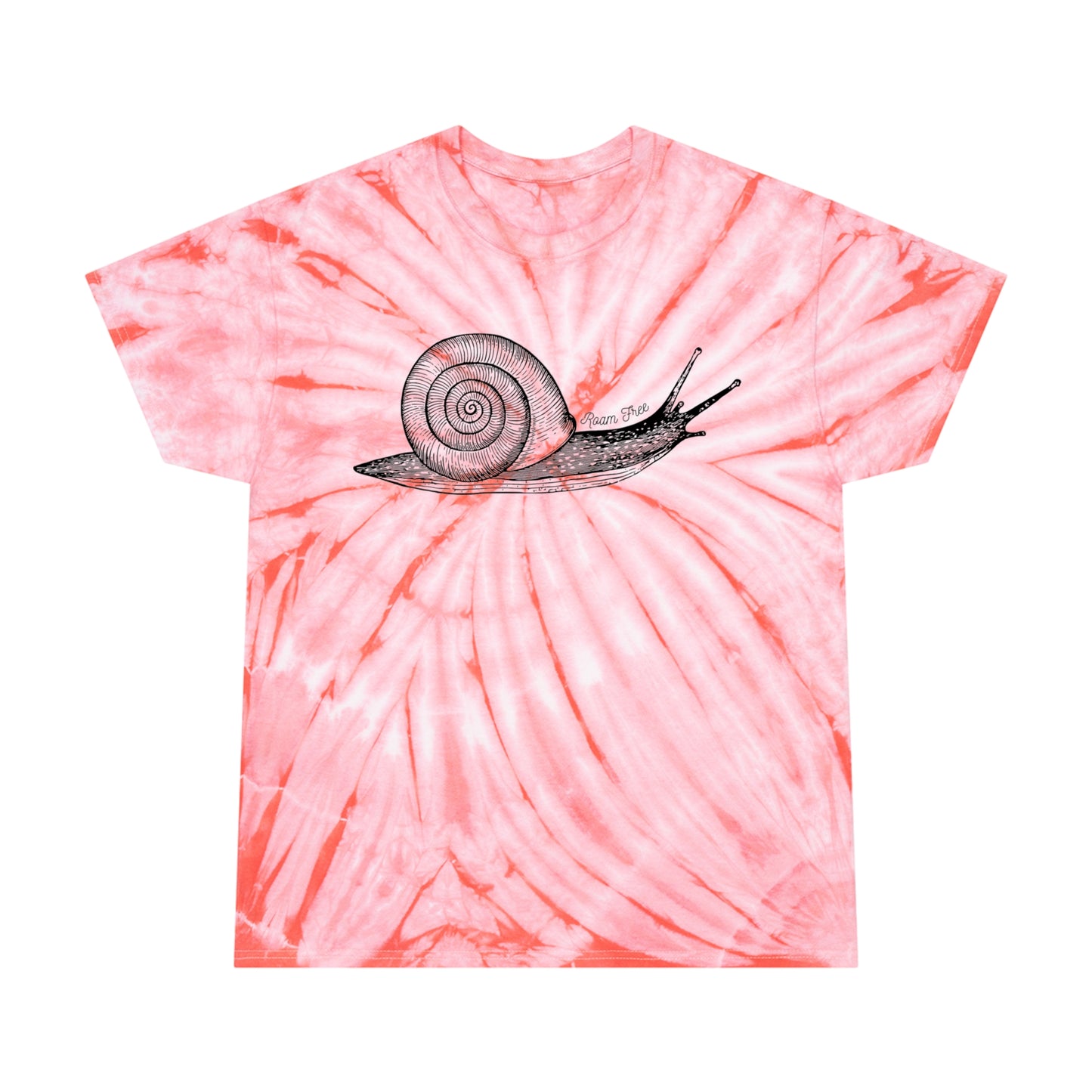 Snail Roam Free - Unisex Tie Dye Tee - ROAMfree Outdoor Apparel