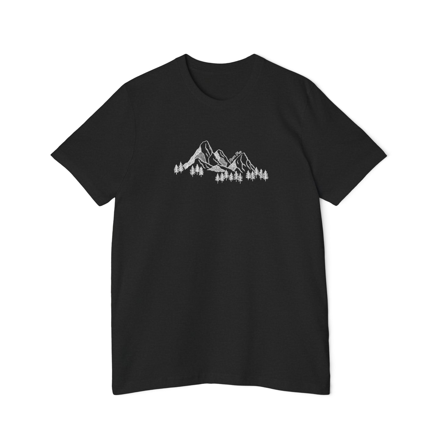 Mountain Range Vintage Tee - USA-Made Unisex Graphic Tee - ROAMfree Outdoor Apparel & Merch