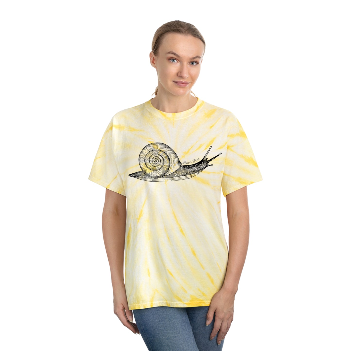 Snail Roam Free - Unisex Tie Dye Tee - ROAMfree Outdoor Apparel