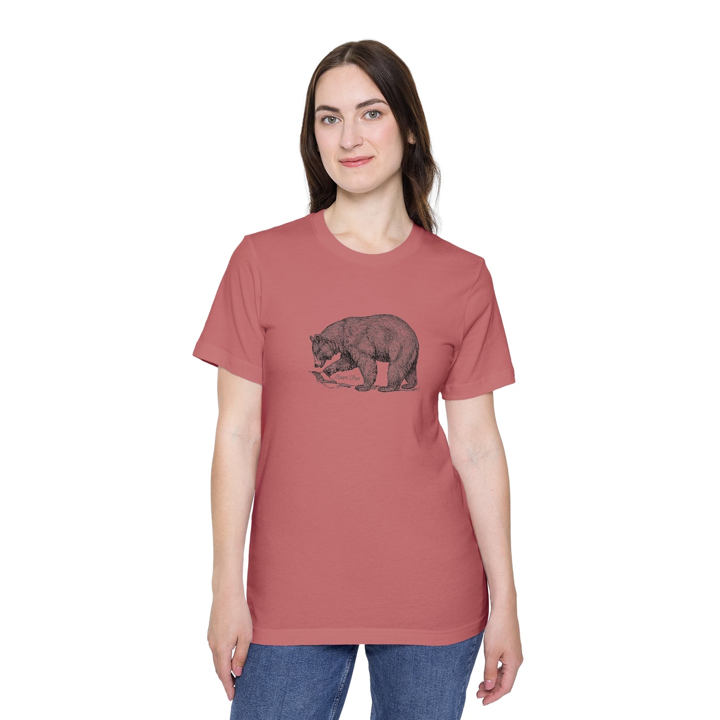 Black Bear Vintage Tee - USA-Made Unisex Graphic Tee - ROAMfree Outdoor Apparel & Merch