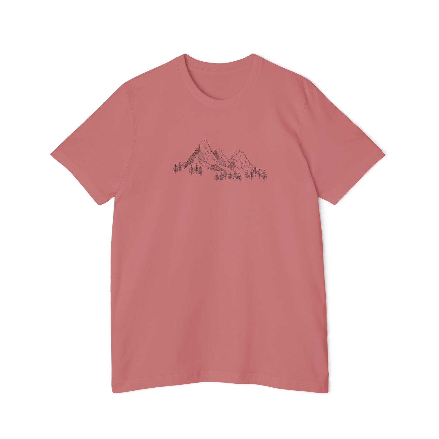 Mountain Range Vintage Tee - USA-Made Unisex Graphic Tee - ROAMfree Outdoor Apparel & Merch