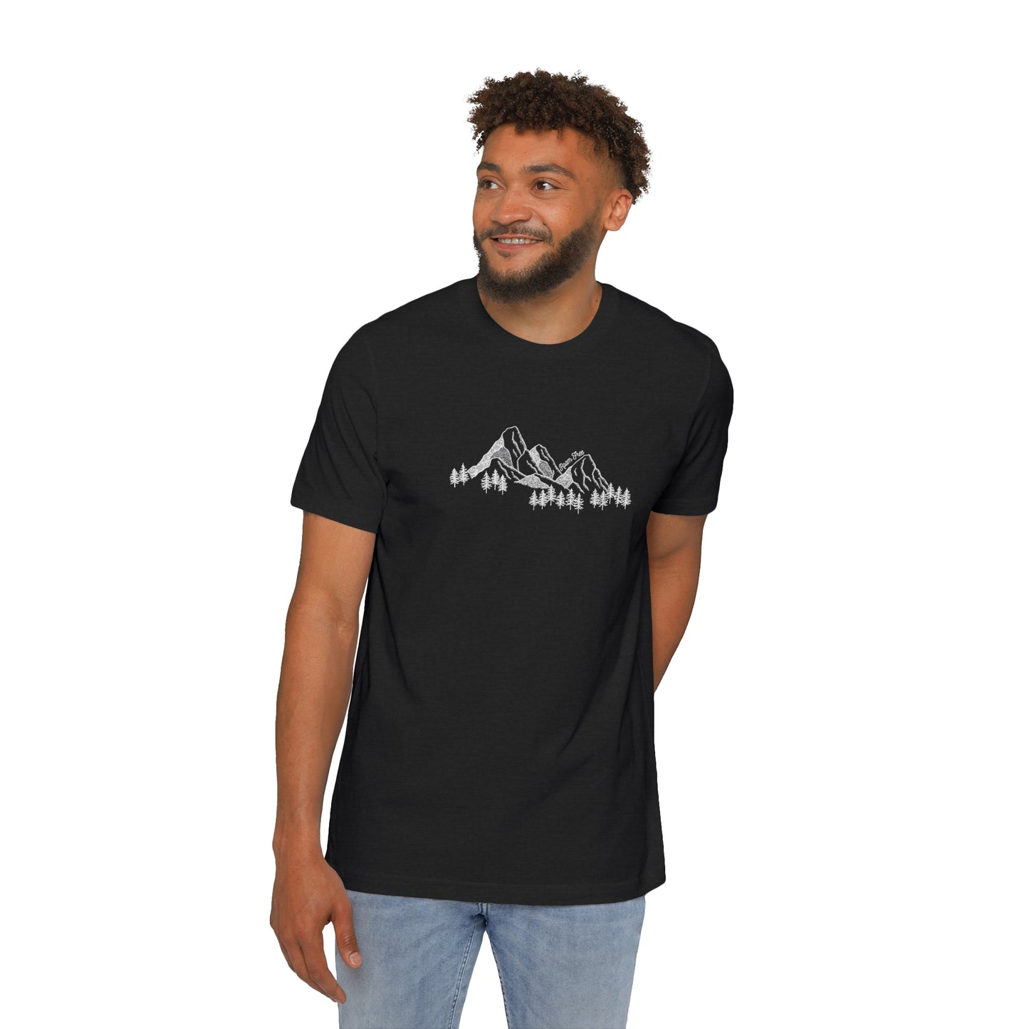 Mountain Range Vintage Tee - USA-Made Unisex Graphic Tee - ROAMfree Outdoor Apparel & Merch