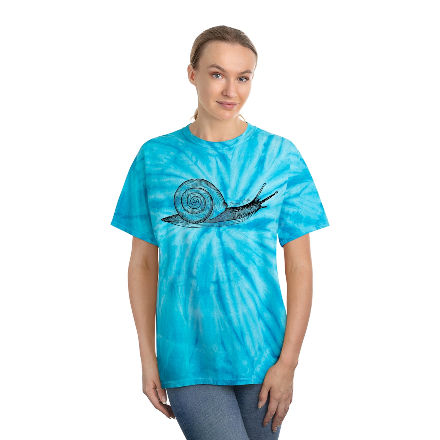 Snail Roam Free - Unisex Tie Dye Tee - ROAMfree Outdoor Apparel