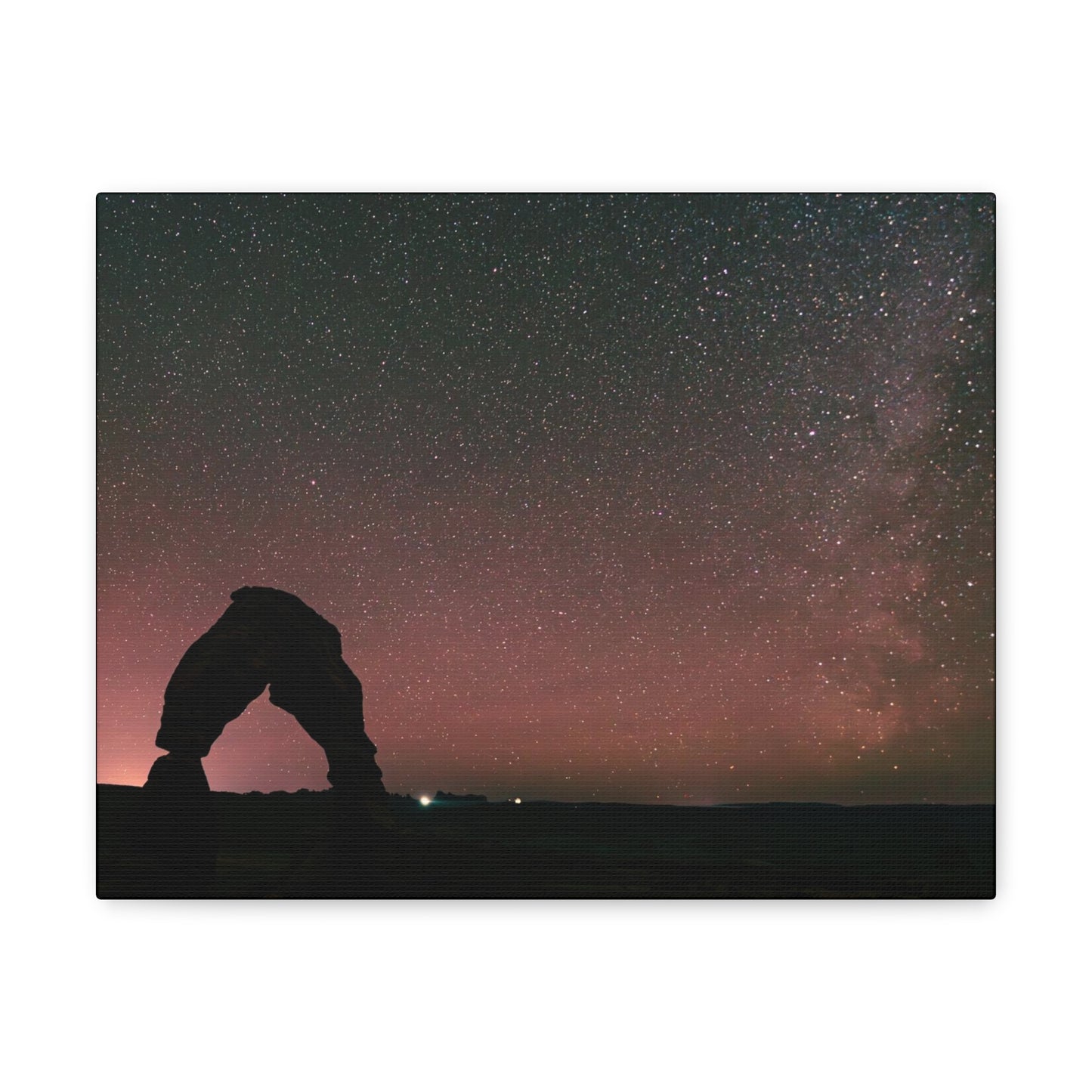 Delicate Arch Night Sky Canvas