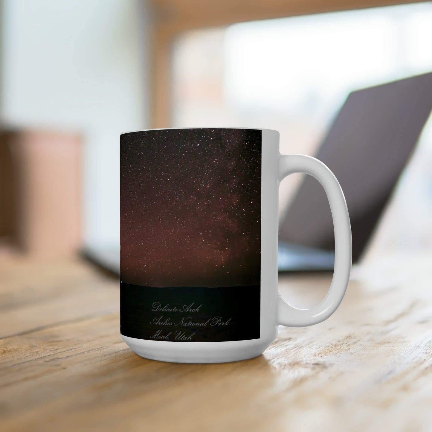 Delicate Arch Night Sky Coffee Mug