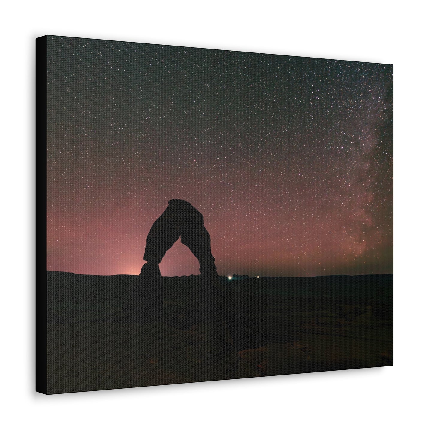 Delicate Arch Night Sky Canvas