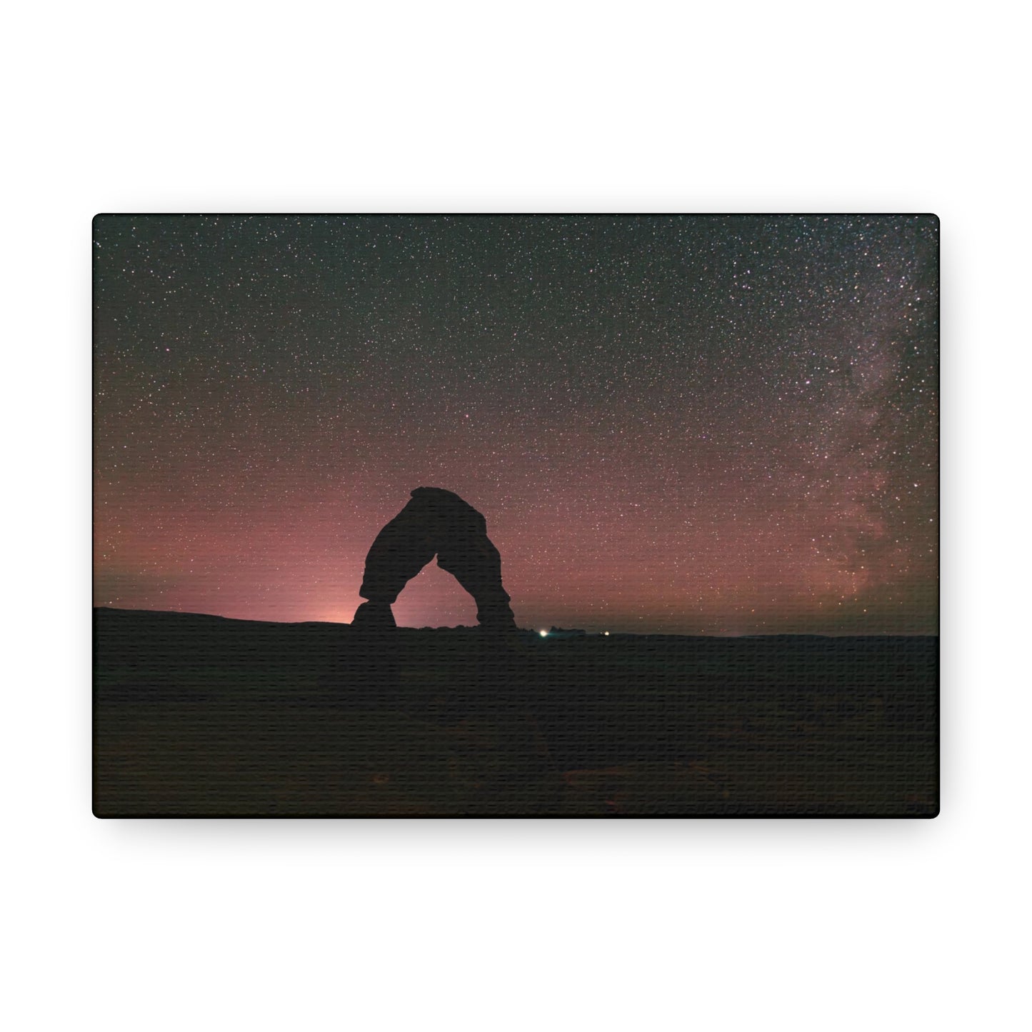 Delicate Arch Night Sky Canvas