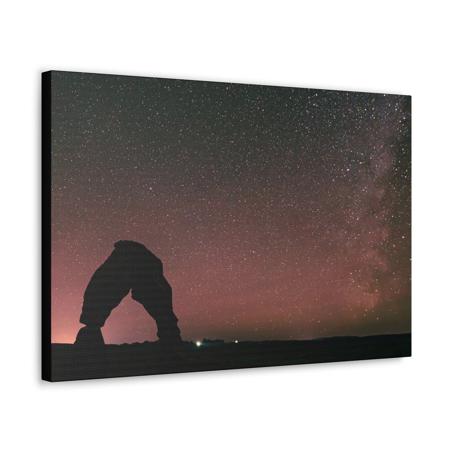Delicate Arch Night Sky Canvas