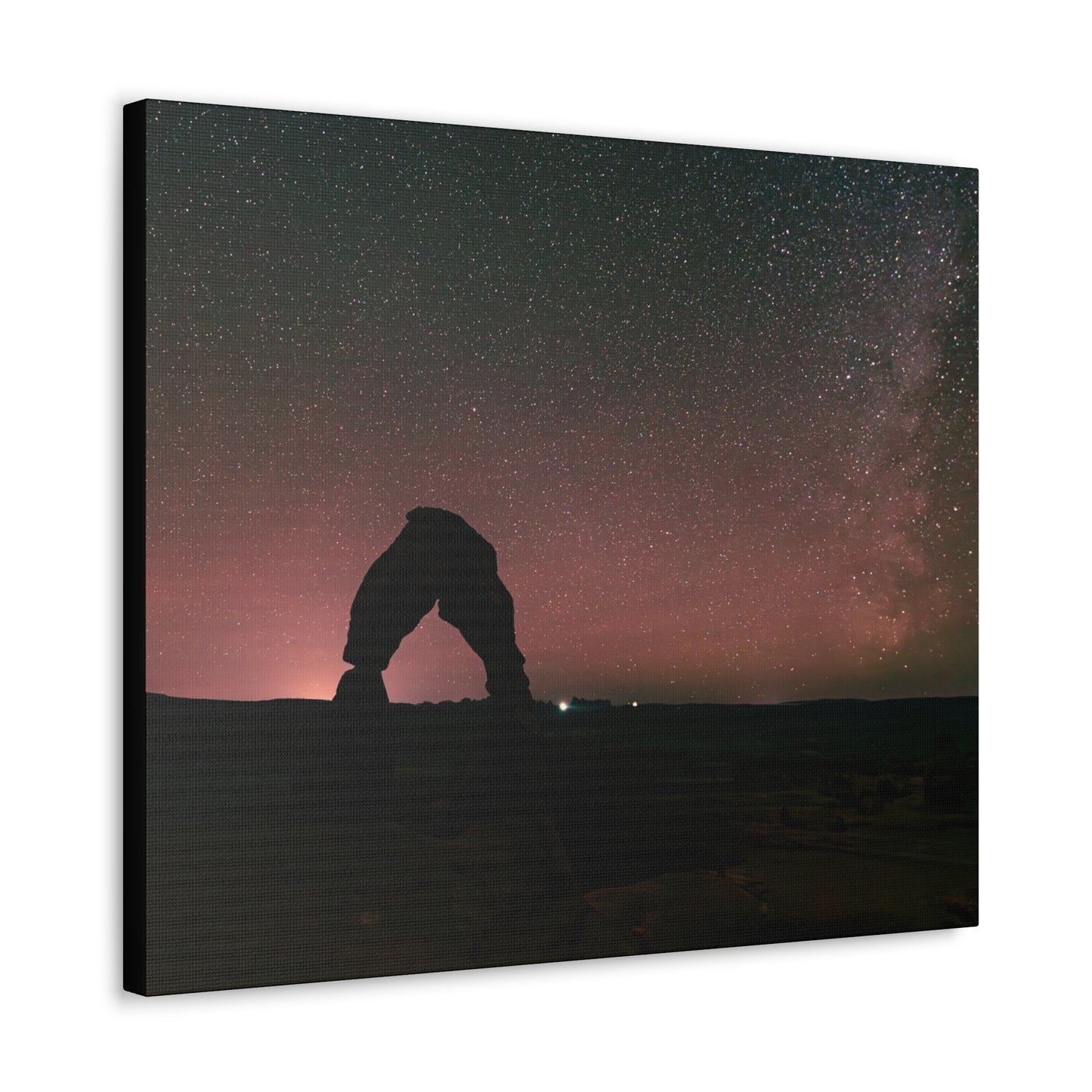 Delicate Arch Night Sky Canvas