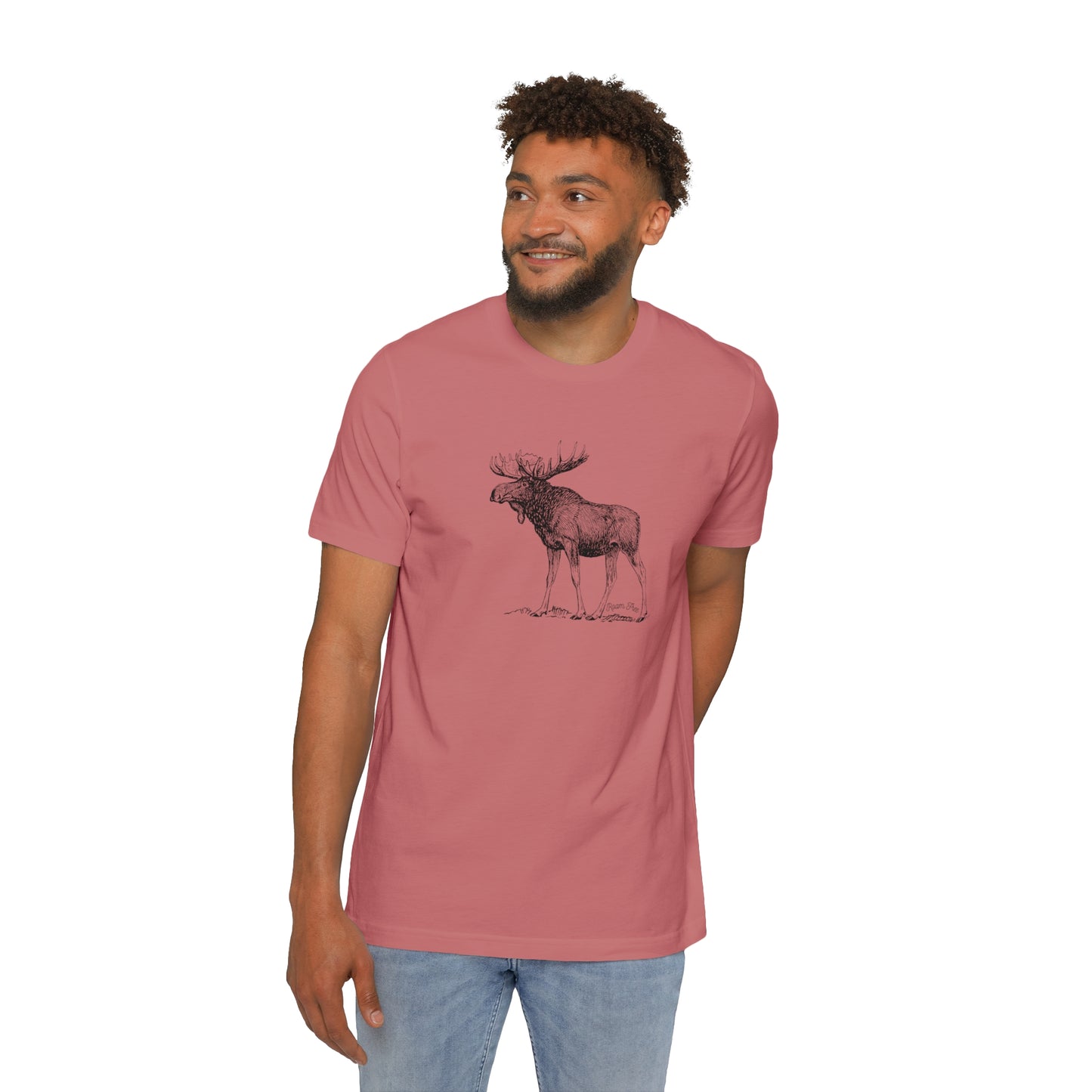 Moose Vintage Tee - USA-Made Unisex Graphic Tee - ROAMfree Outdoor Apparel & Merch