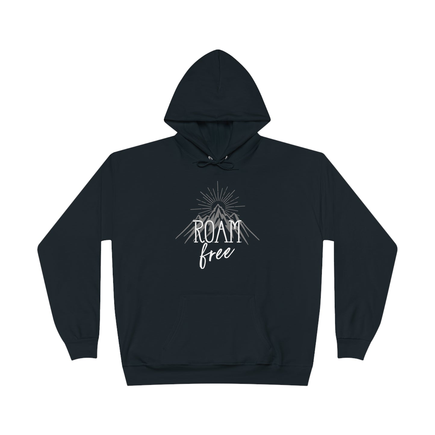 R.O.A.M. free Branded Merch - Unisex Pullover Hoodie Sweatshirt - ROAMfree Outdoor Apparel & Merch