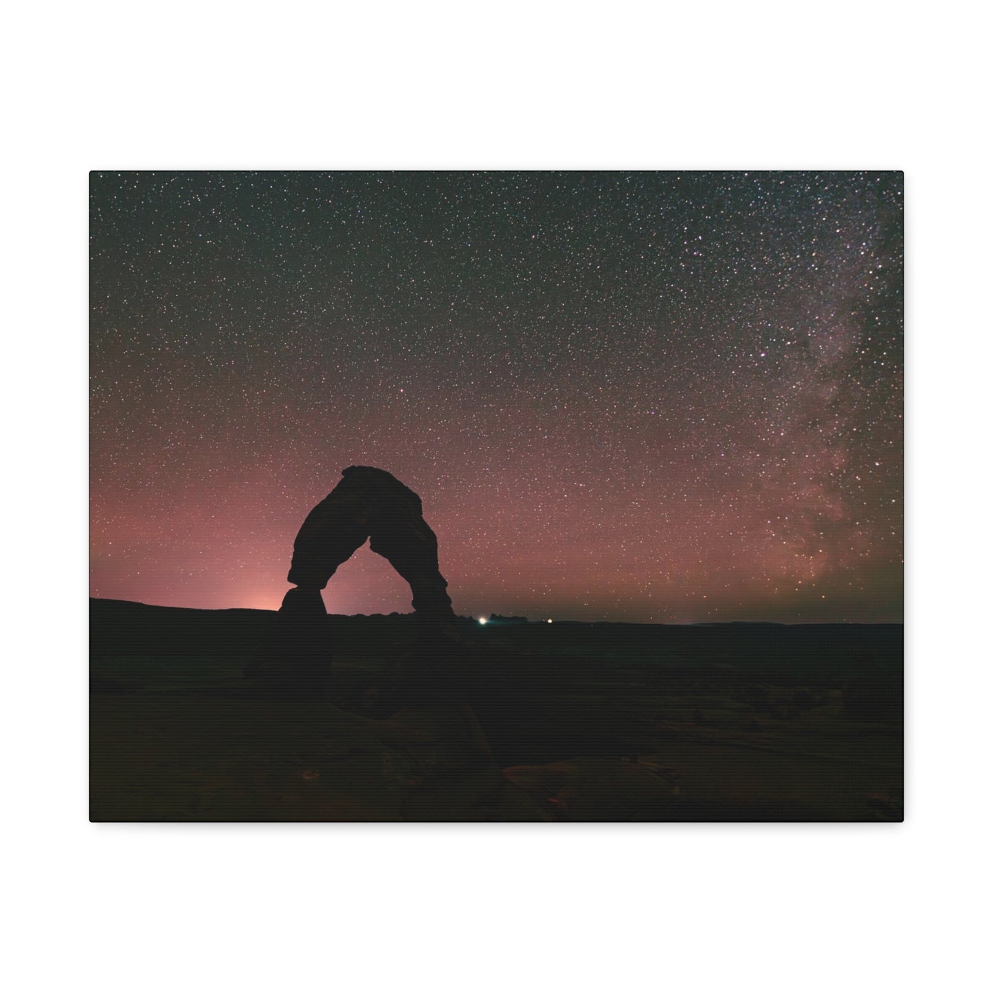 Delicate Arch Night Sky Canvas