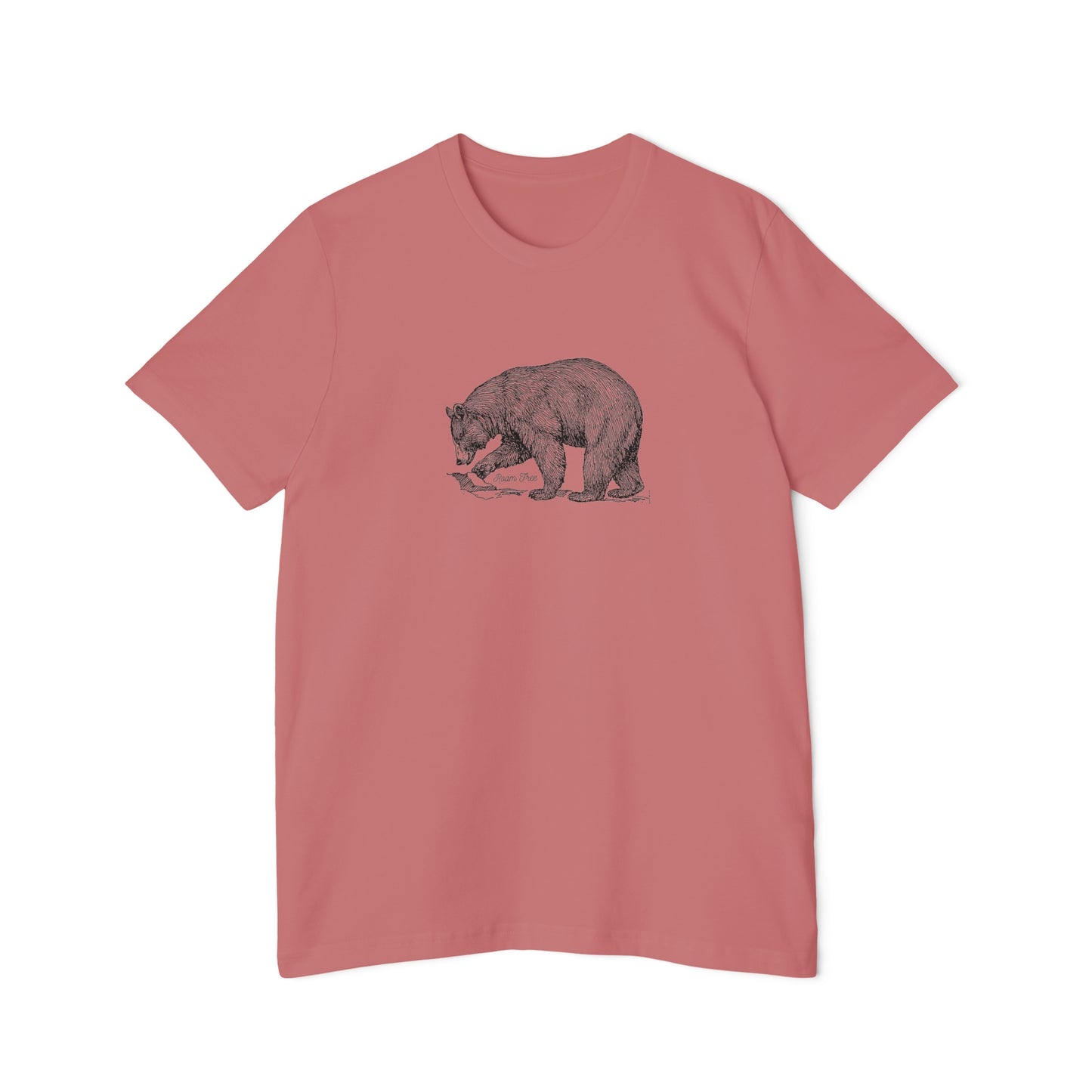 Black Bear Vintage Tee - USA-Made Unisex Graphic Tee - ROAMfree Outdoor Apparel & Merch