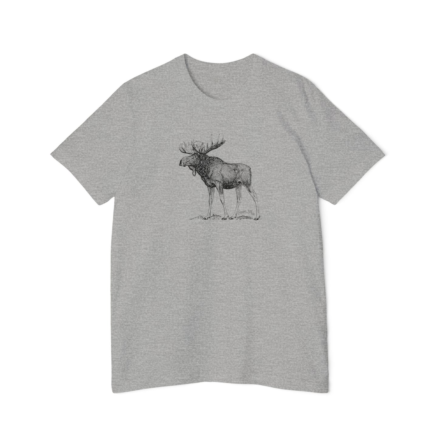 Moose Vintage Tee - USA-Made Unisex Graphic Tee - ROAMfree Outdoor Apparel & Merch