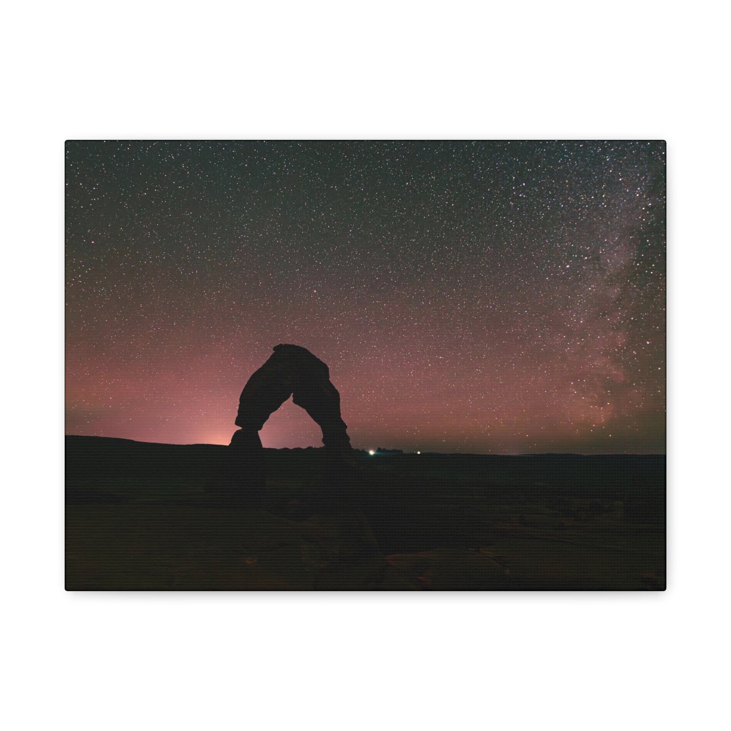 Delicate Arch Night Sky Canvas