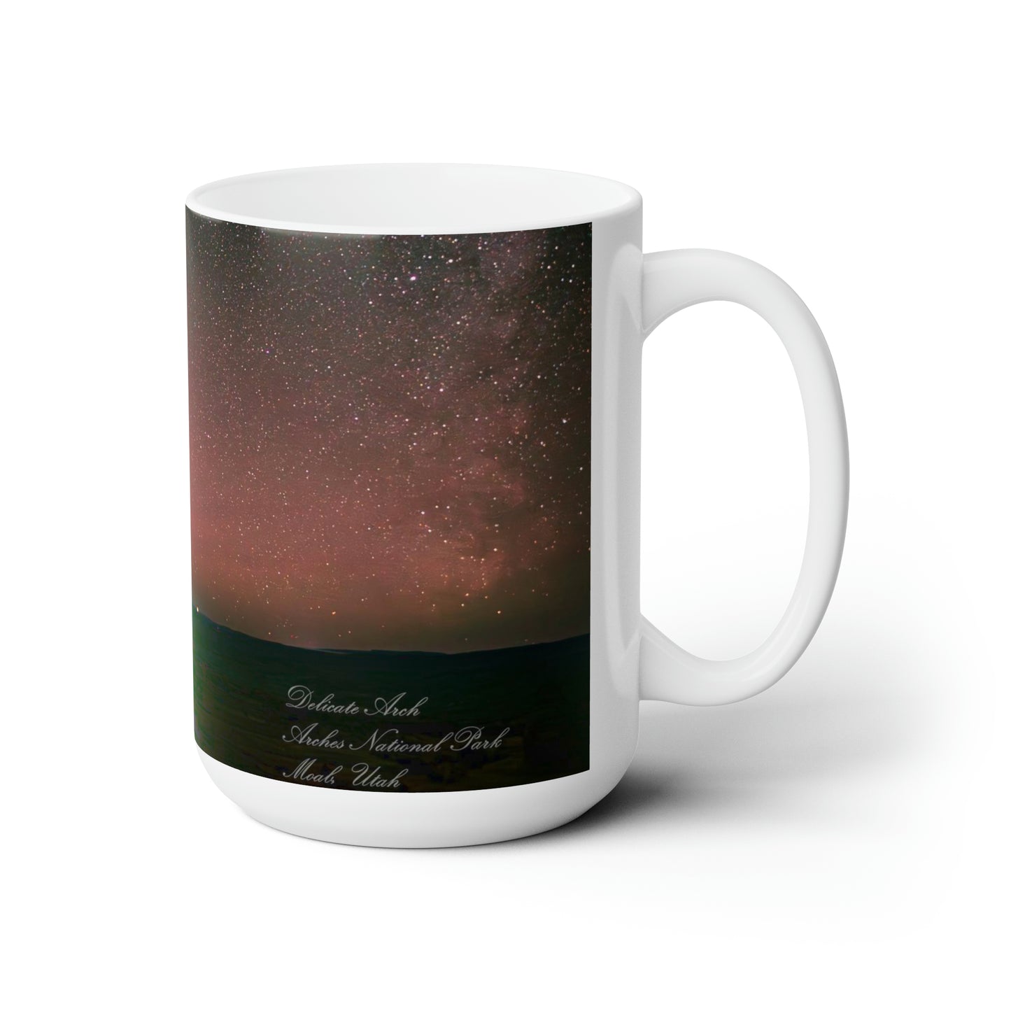 Delicate Arch Night Sky Coffee Mug