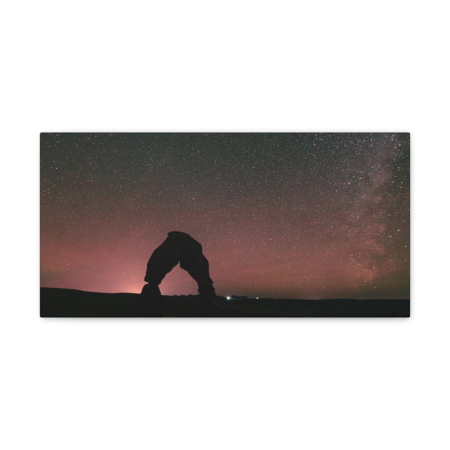 Delicate Arch Night Sky Canvas