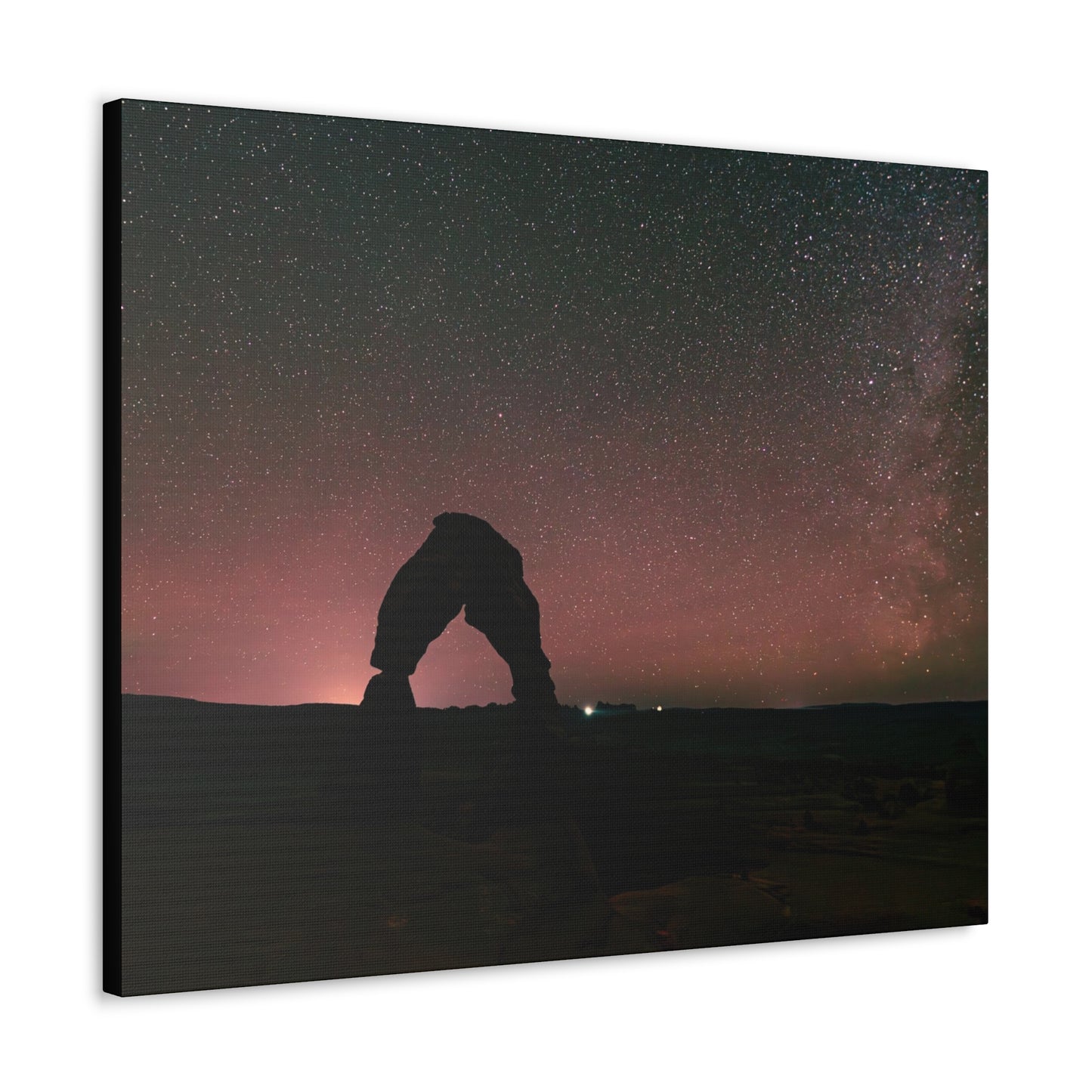 Delicate Arch Night Sky Canvas