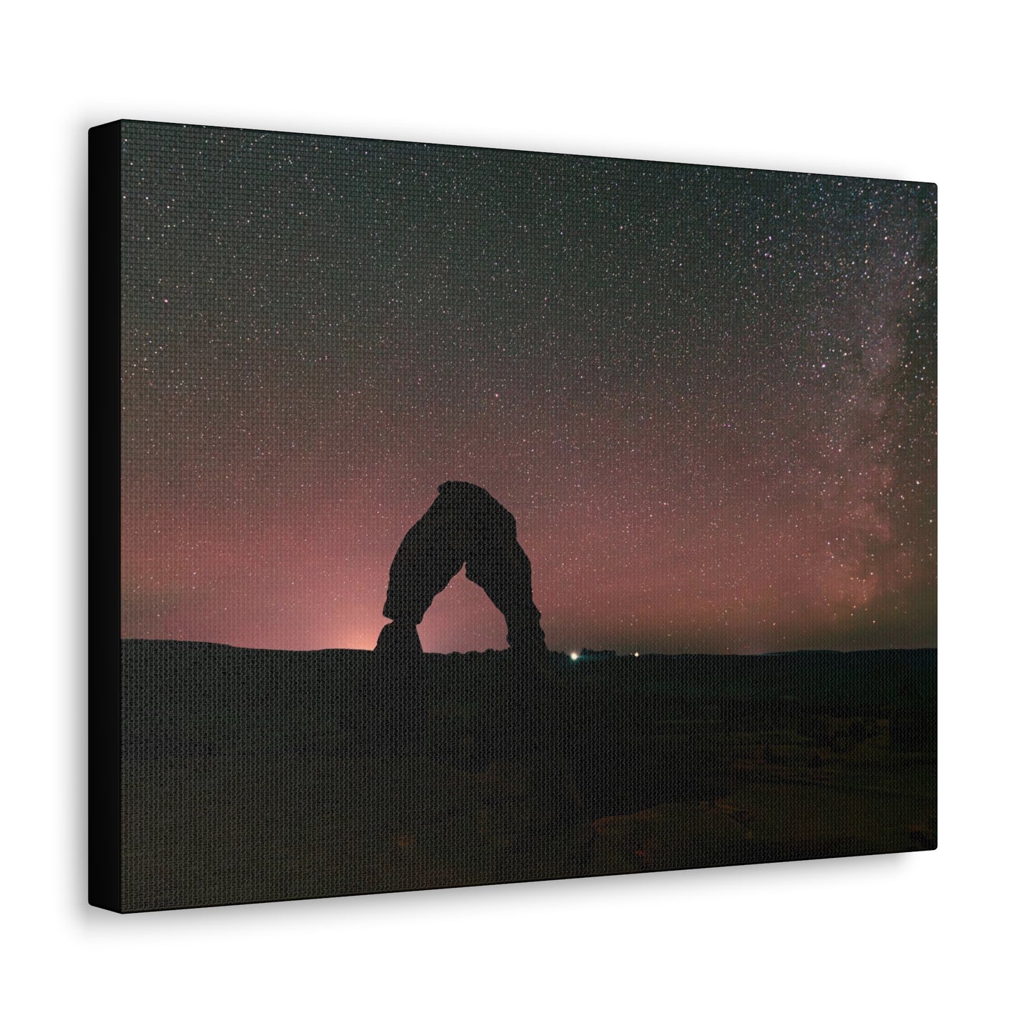 Delicate Arch Night Sky Canvas