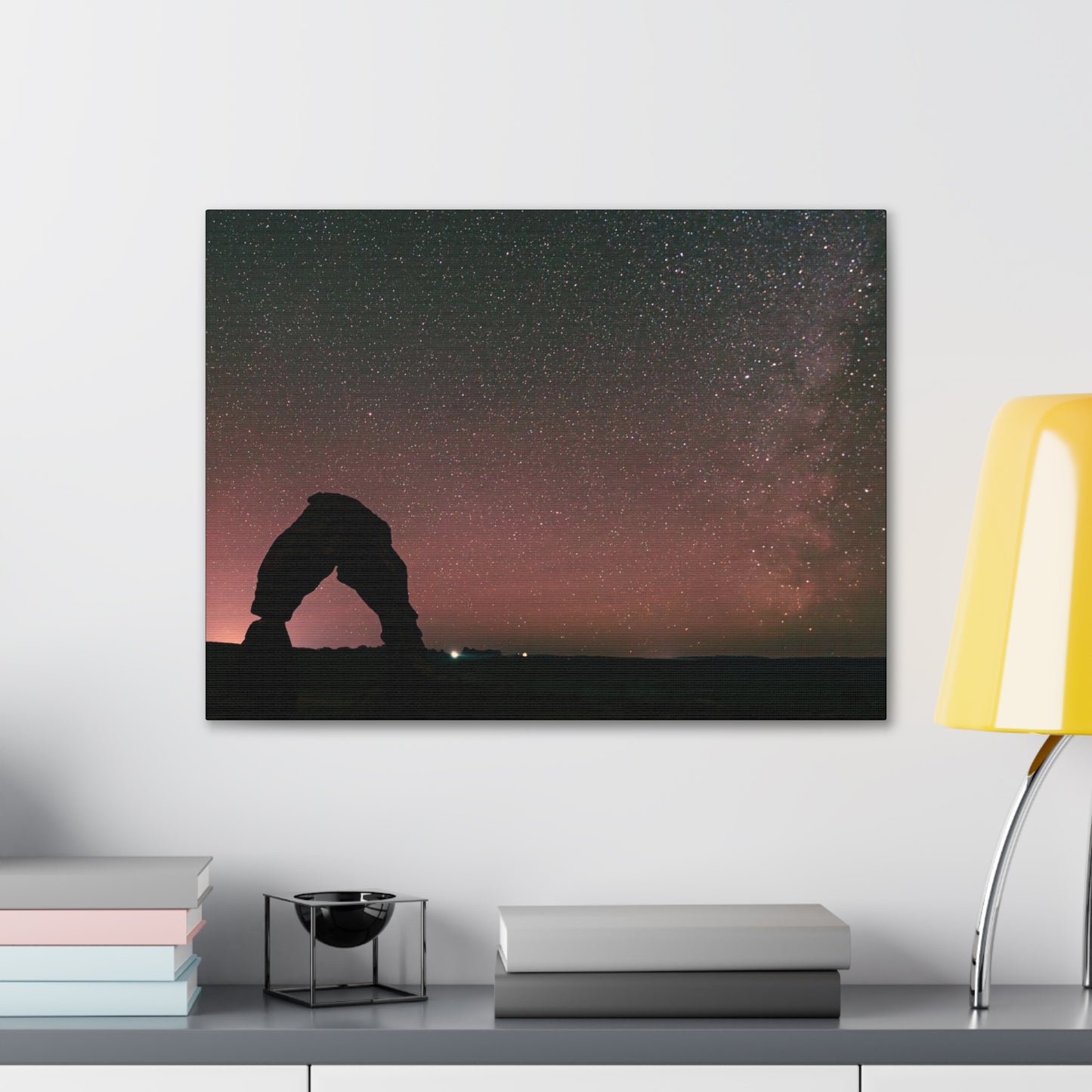 Delicate Arch Night Sky Canvas