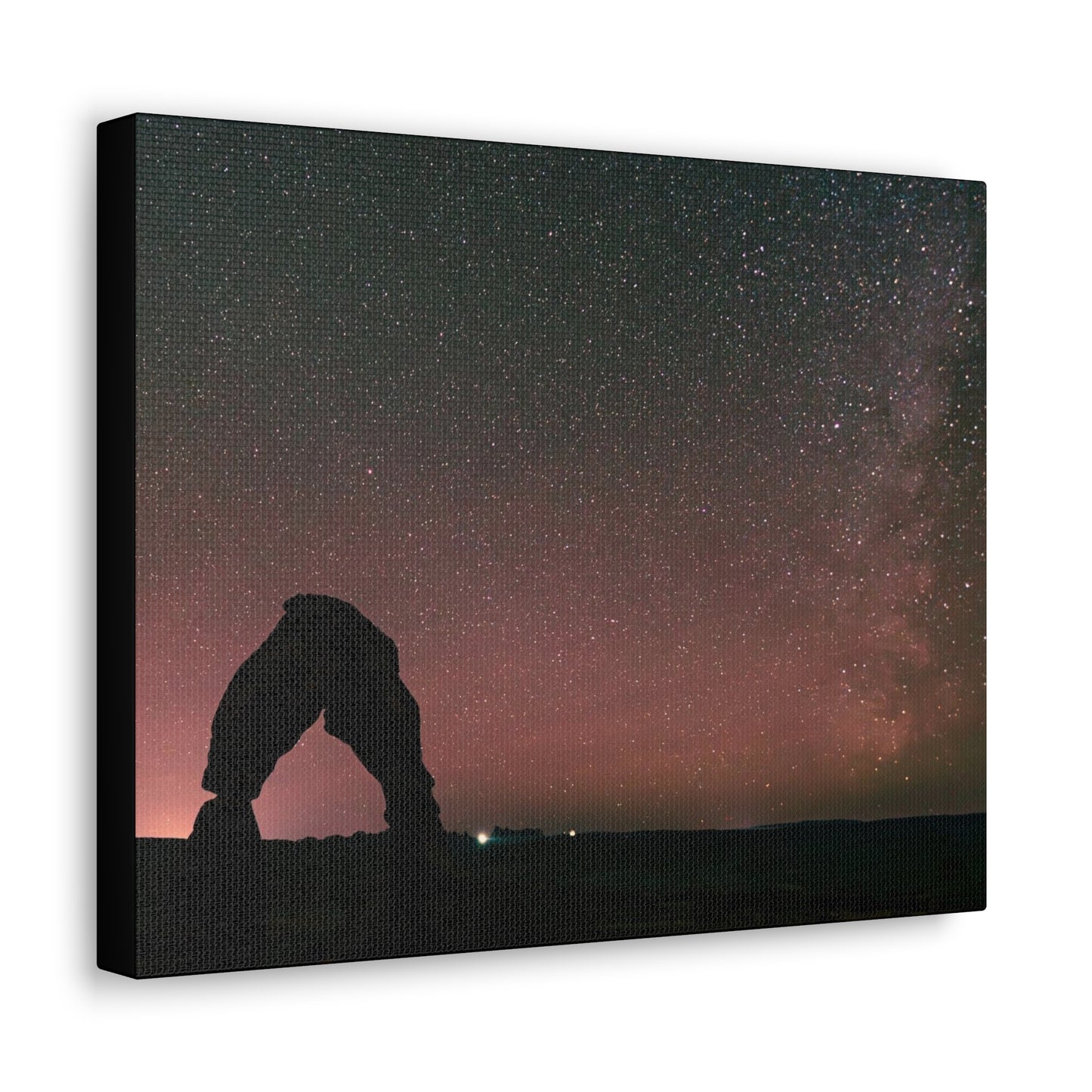 Delicate Arch Night Sky Canvas
