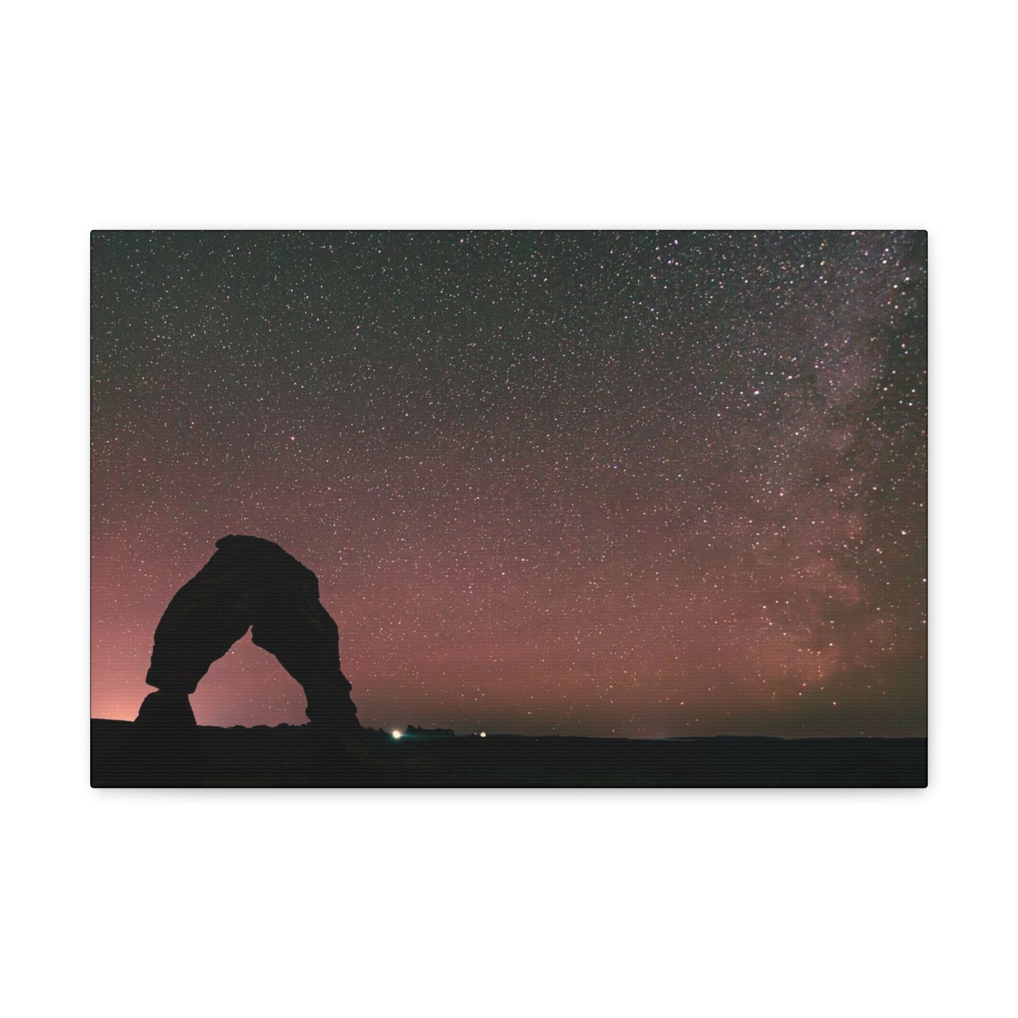 Delicate Arch Night Sky Canvas