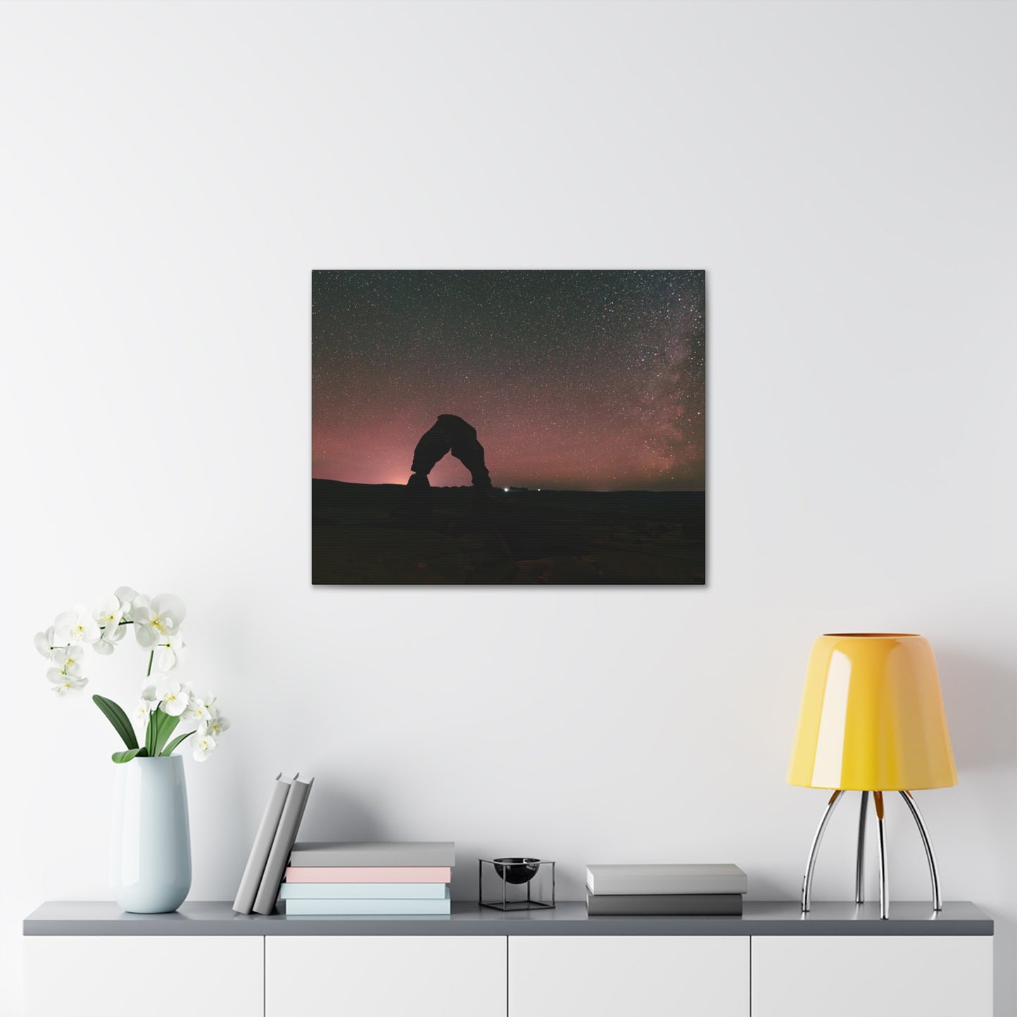 Delicate Arch Night Sky Canvas