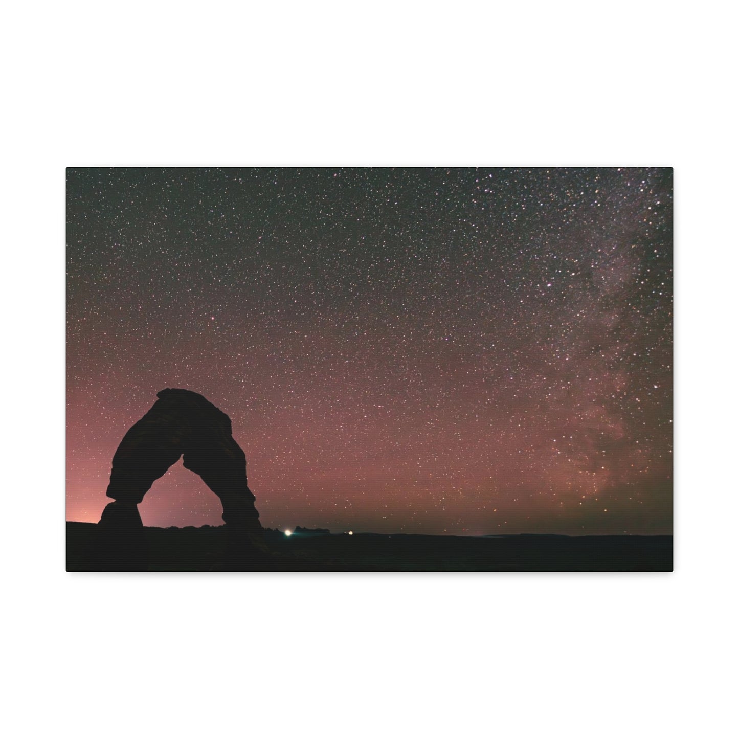 Delicate Arch Night Sky Canvas