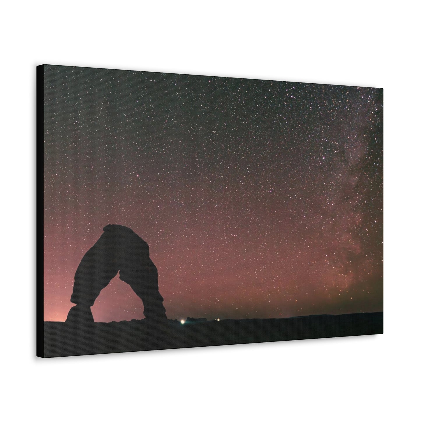 Delicate Arch Night Sky Canvas