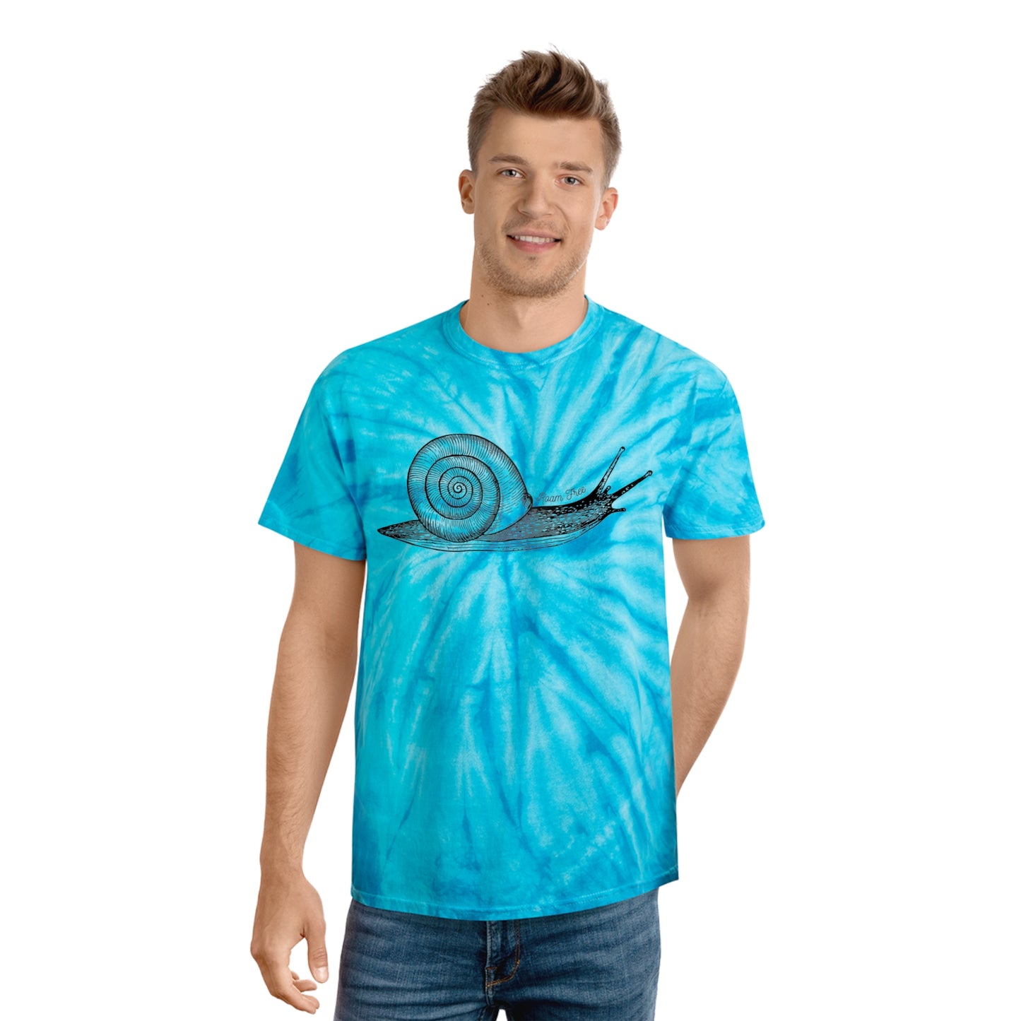 Snail Roam Free - Unisex Tie Dye Tee - ROAMfree Outdoor Apparel