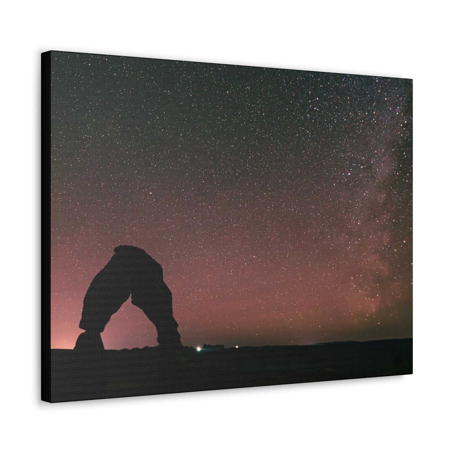 Delicate Arch Night Sky Canvas