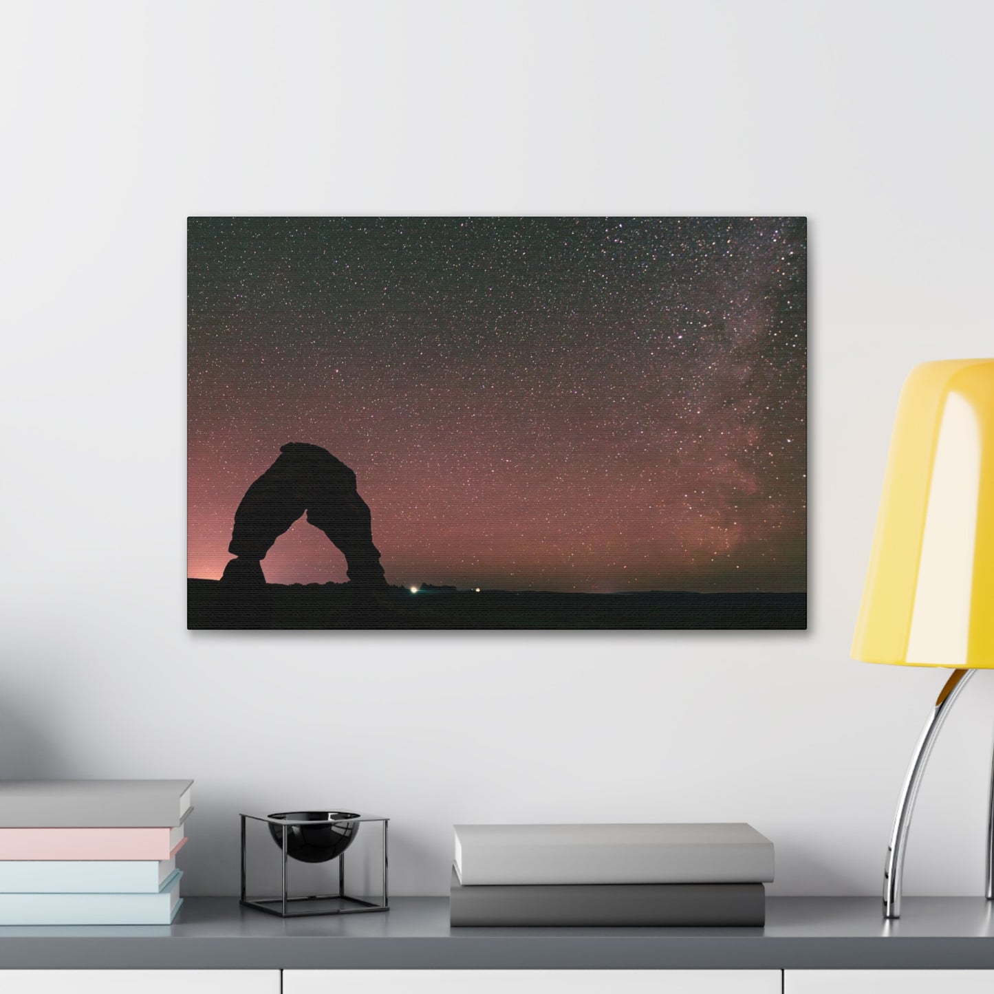 Delicate Arch Night Sky Canvas
