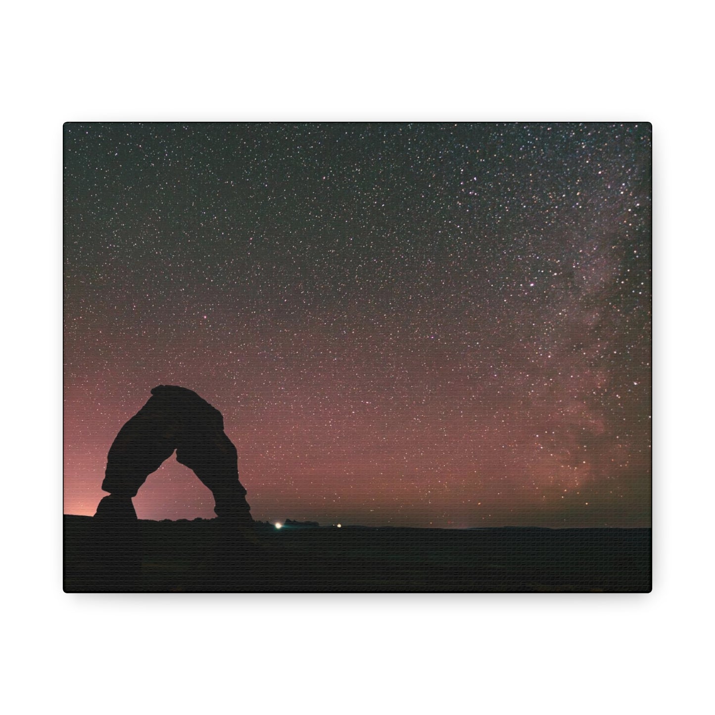 Delicate Arch Night Sky Canvas