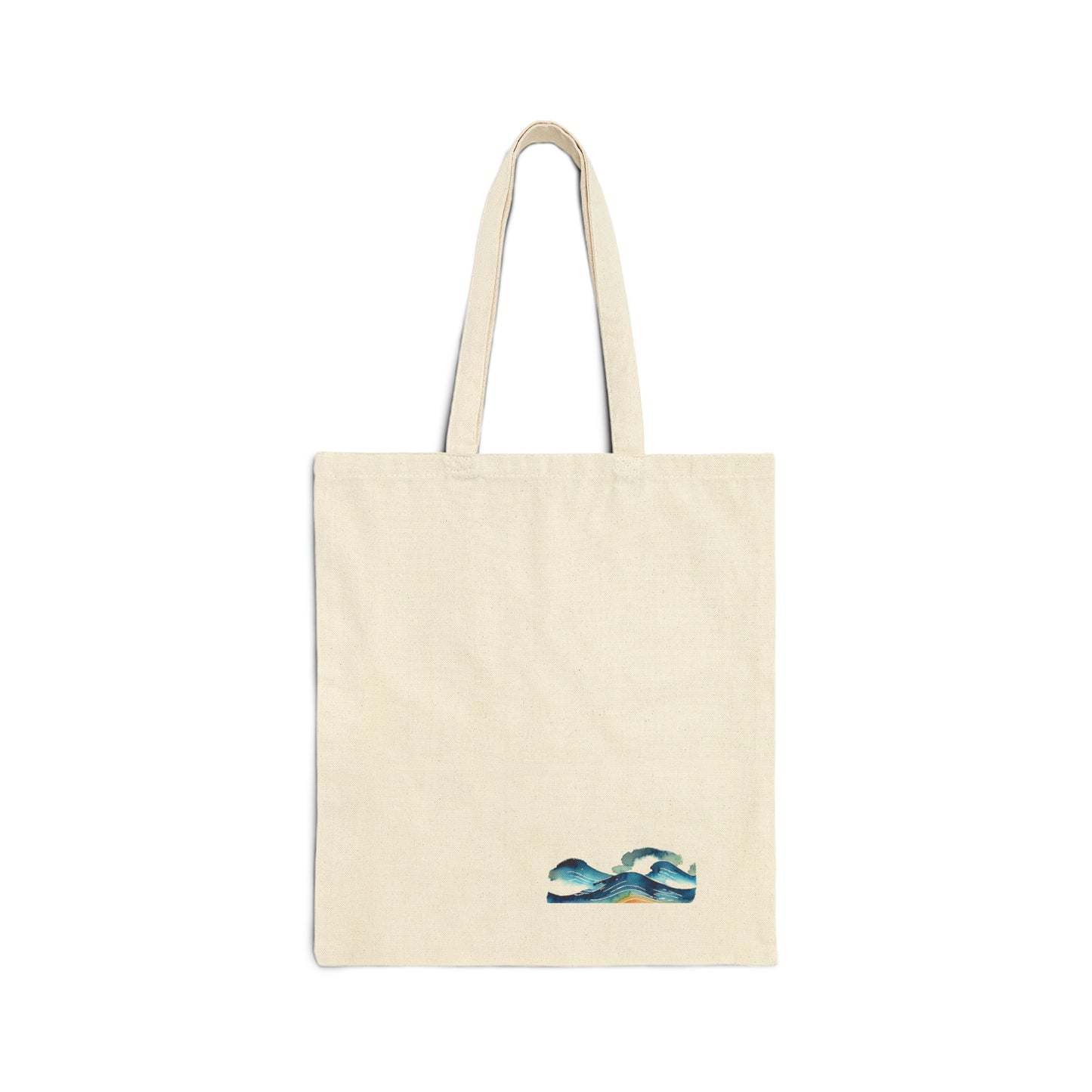 Watercolor Whale - Cotton Canvas Tote Bag - ROAMfree Outdoor Apparel & Merch