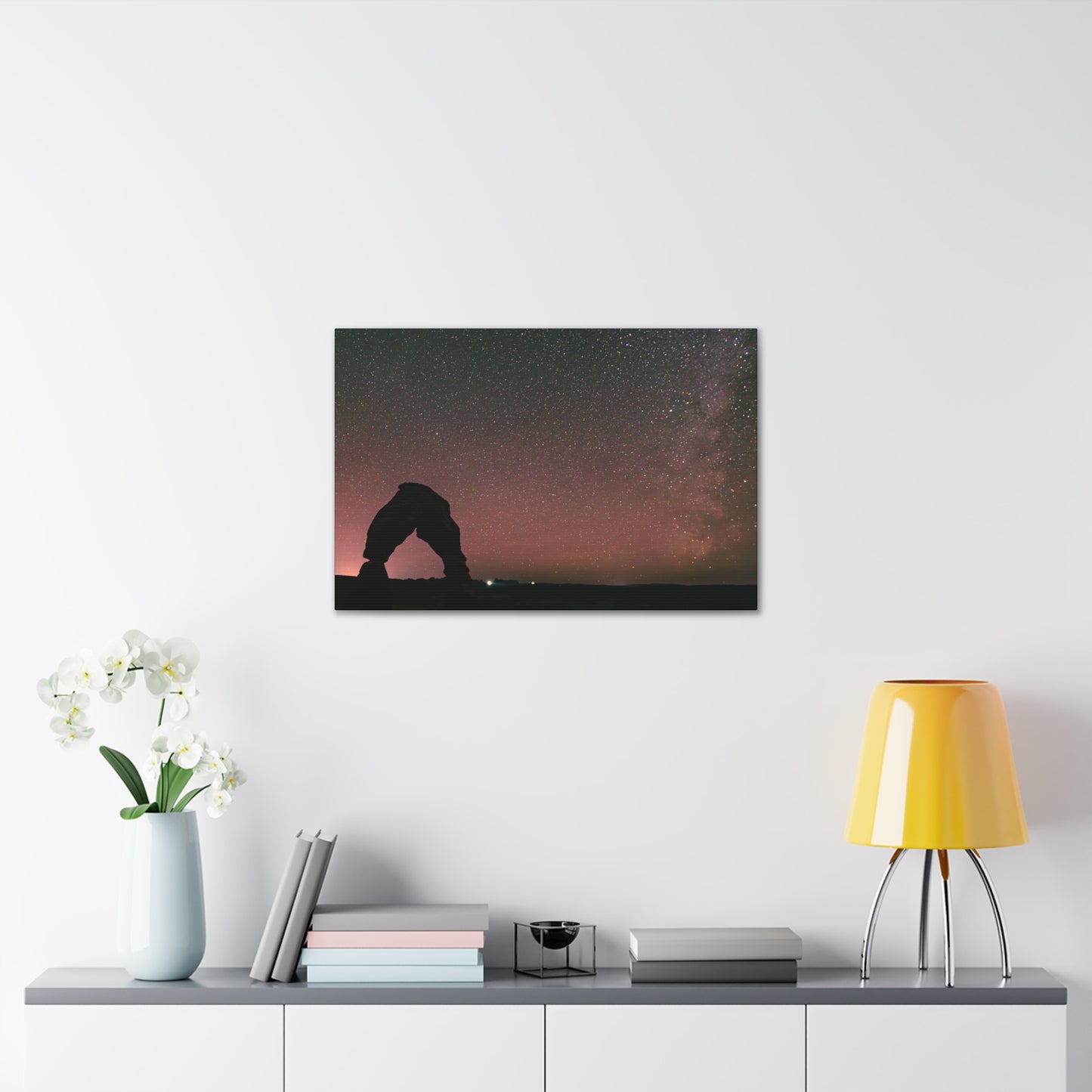 Delicate Arch Night Sky Canvas
