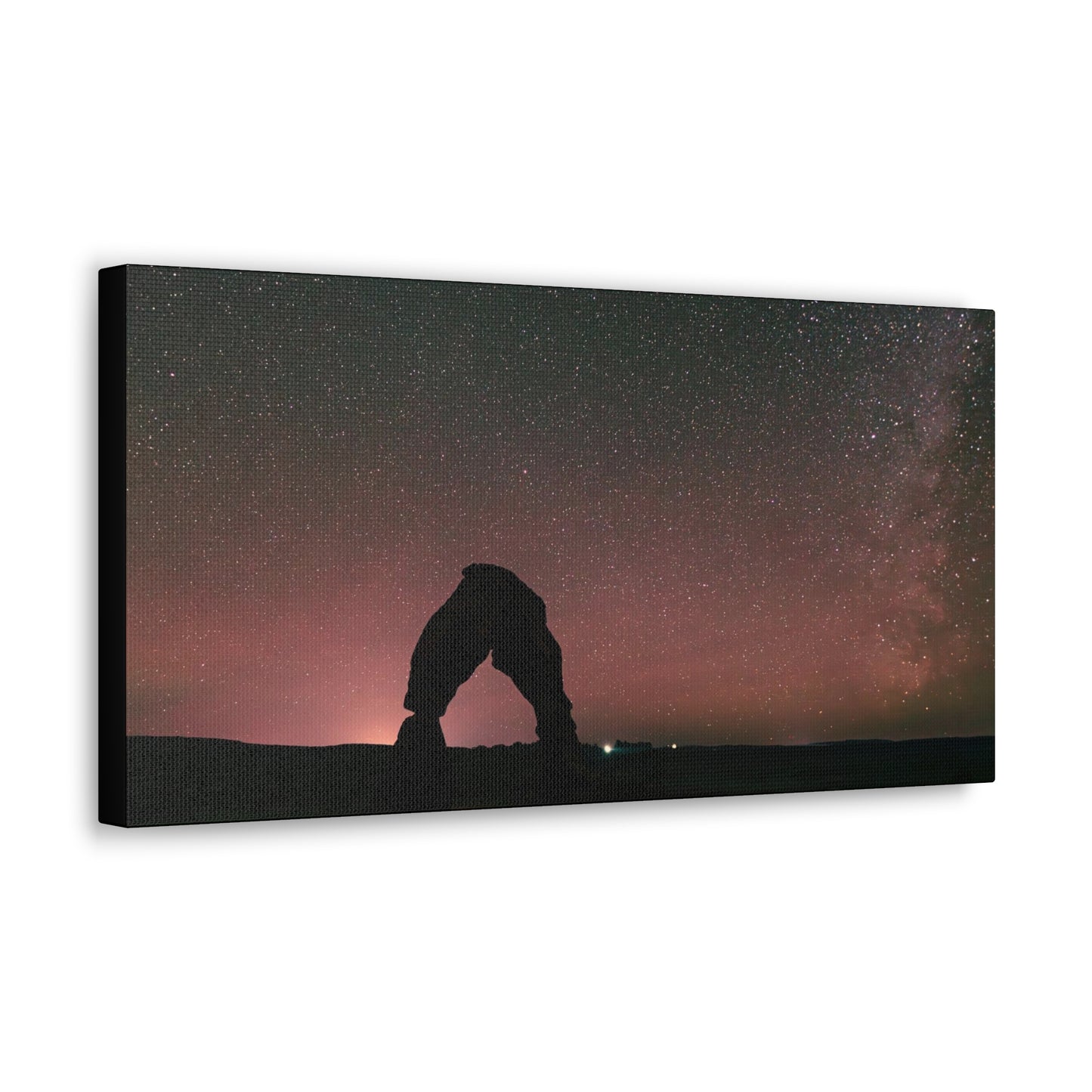 Delicate Arch Night Sky Canvas