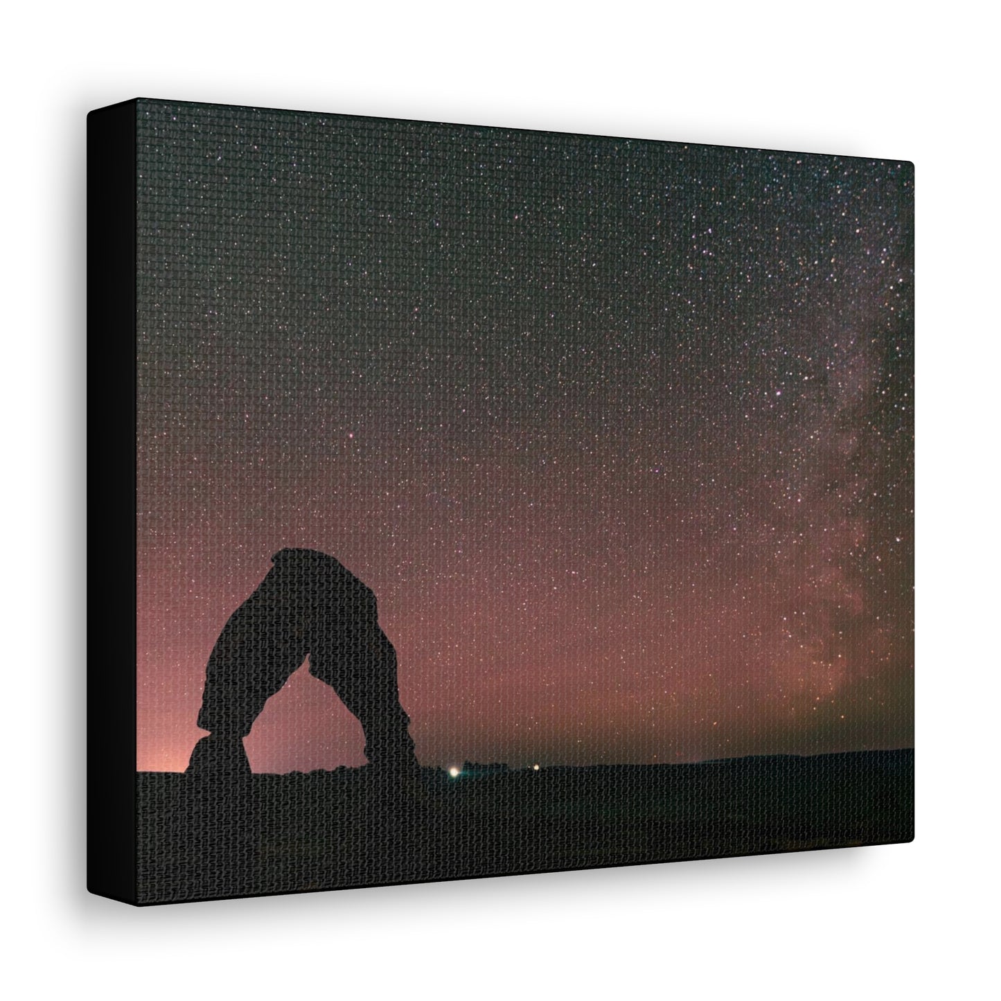 Delicate Arch Night Sky Canvas