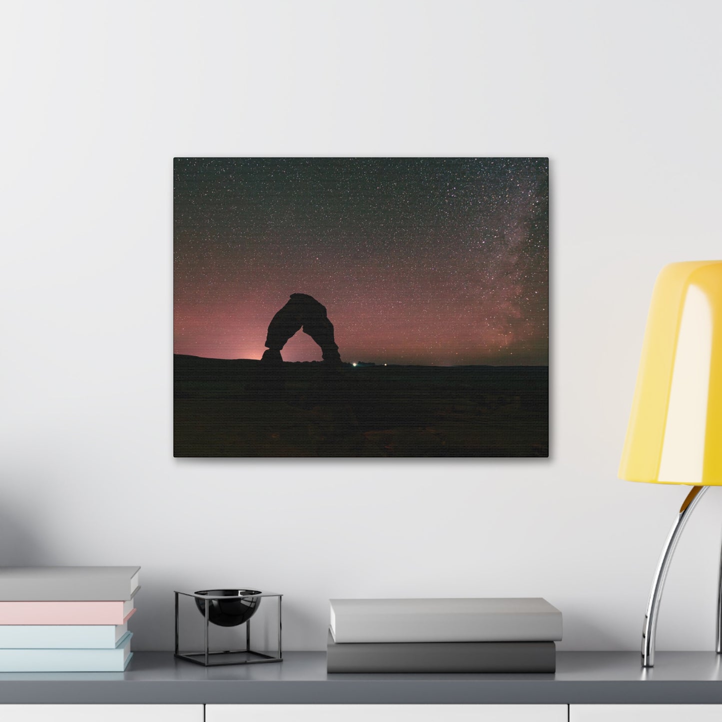 Delicate Arch Night Sky Canvas